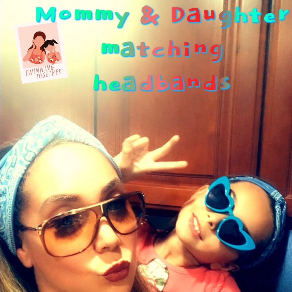 Mommy & daughter matching headbands. Great quality